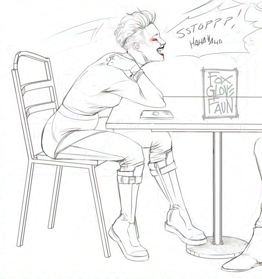 full body line sketch